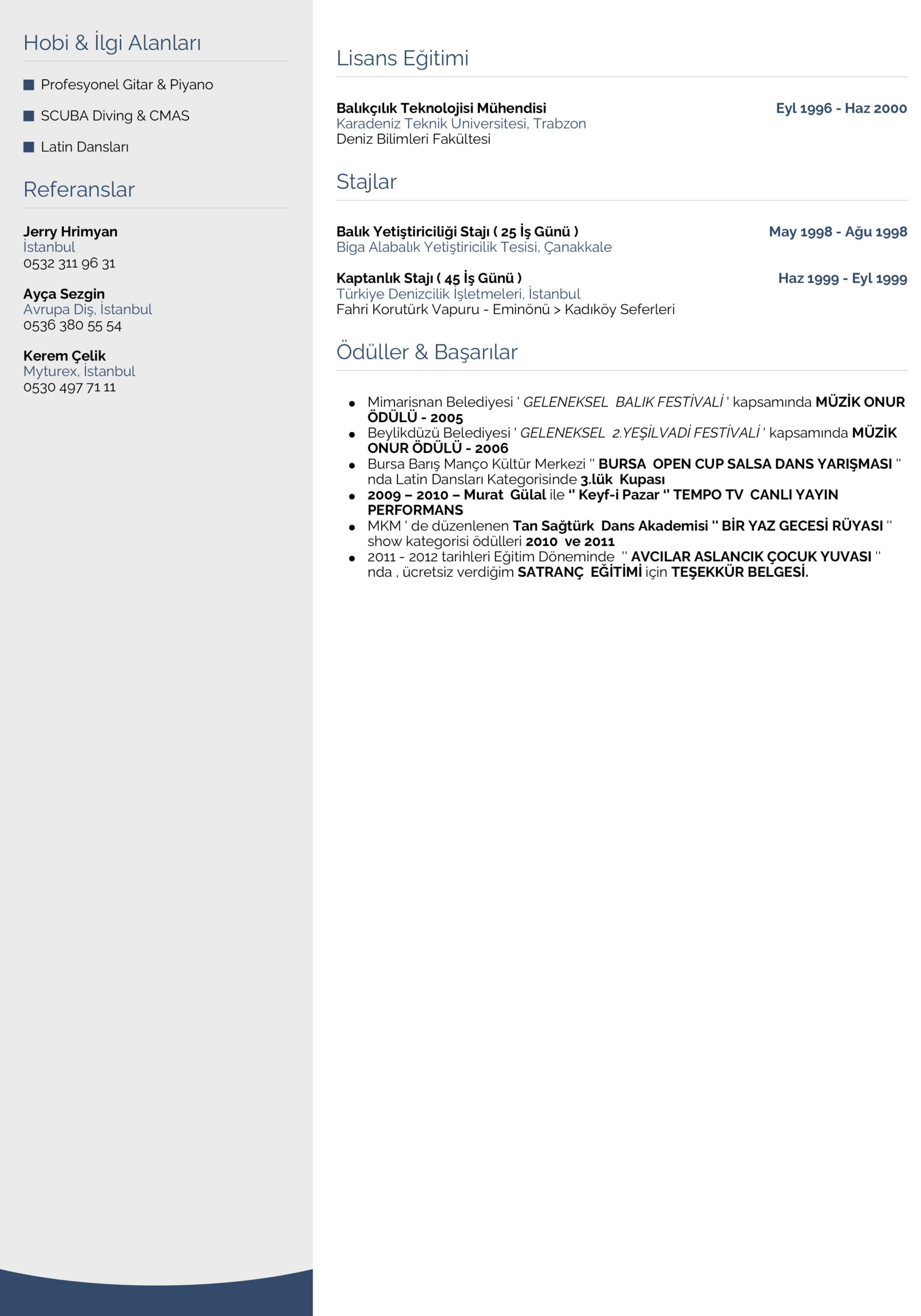 Sertifikalar ve Onur Ünsalan Kimdir ? Sertifikalar ve Onur Ünsalan Kimdir ?