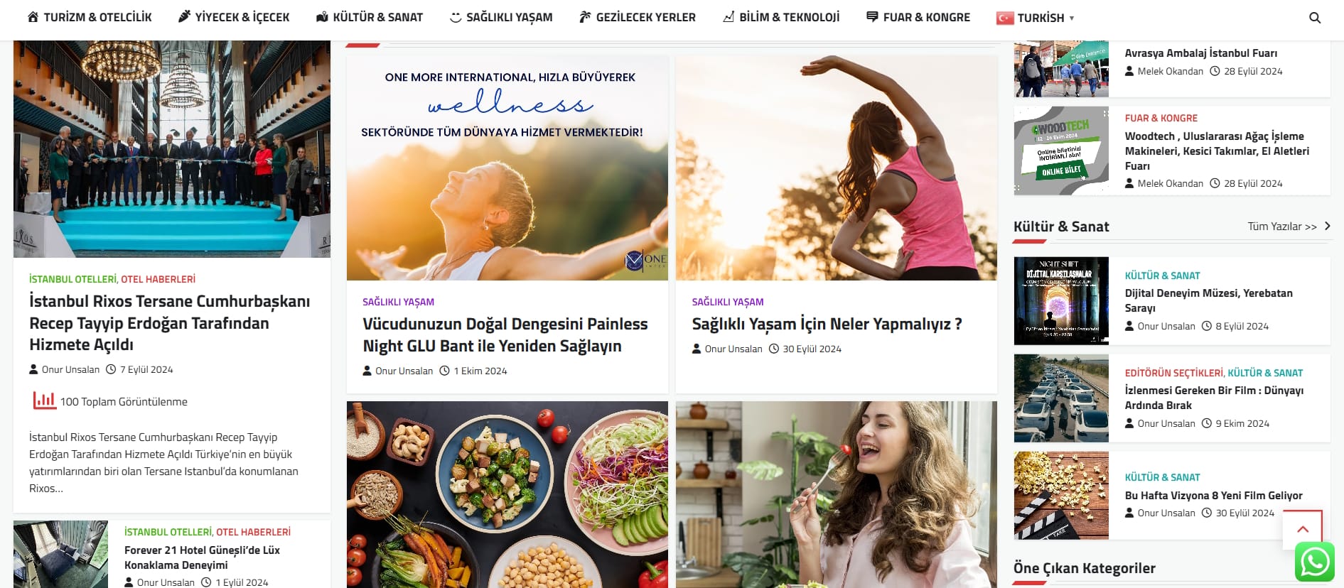 Haber Magazin Blog Hazır Web Sitesi Tasarımı Haber Magazin Blog Hazır Web Sitesi Tasarımı
