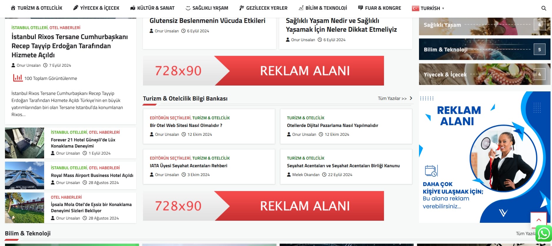 Haber Magazin Blog Hazır Web Sitesi Tasarımı Haber Magazin Blog Hazır Web Sitesi Tasarımı