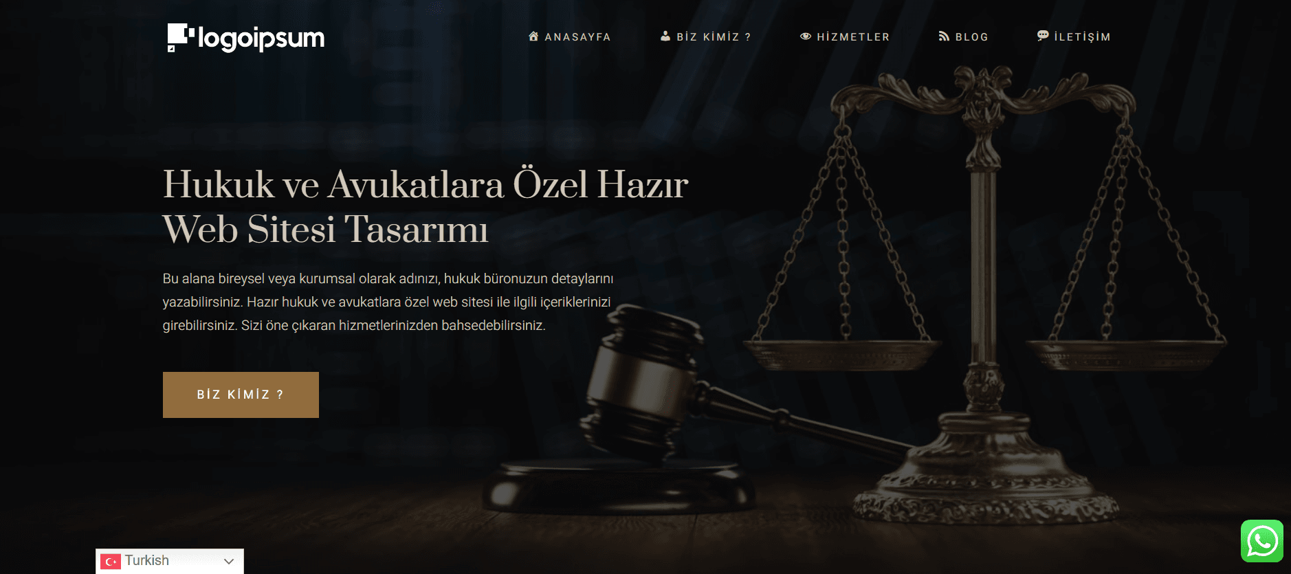 Hukuk ve Avukatlara Özel Hazır Web Sitesi Tasarımı Hukuk ve Avukatlara Özel Hazır Web Sitesi Tasarımı